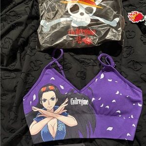 Civil Regime x One Piece Sports Bra M NWT